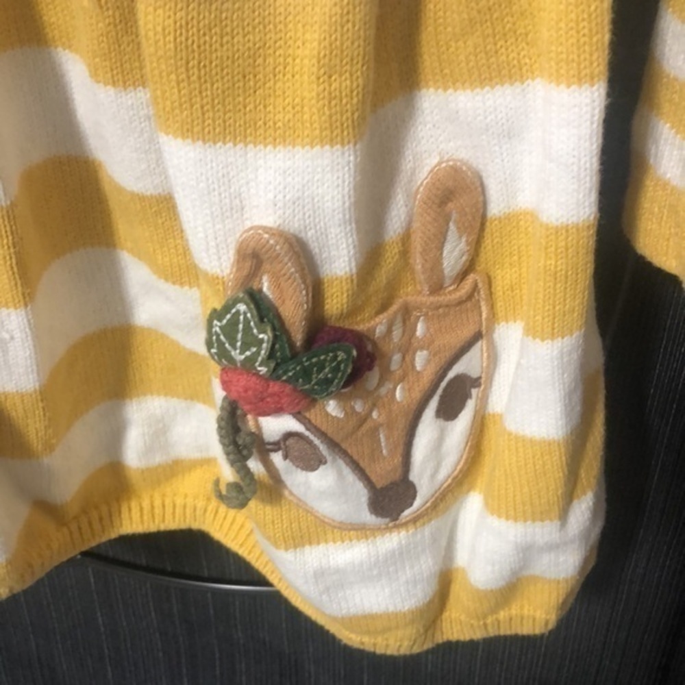 Cynthia Rowley size 5t yellow and white striped dress R6 - Picture 2 of 5